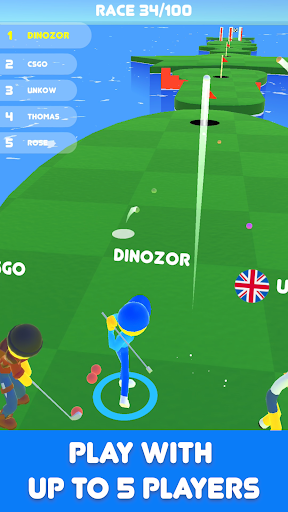 Golf Race - World Tournament - Gameplay image of android game