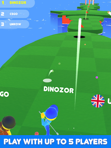 Golf Race - World Tournament - Gameplay image of android game