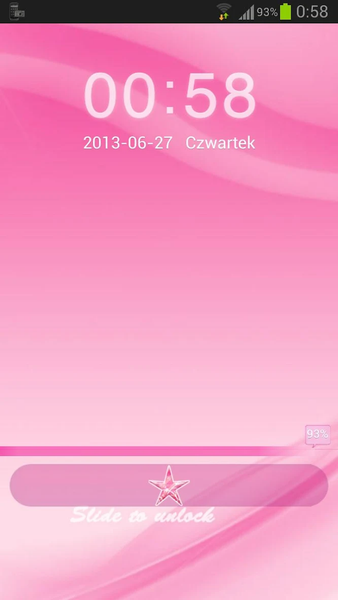 Pink Style GO Locker - Image screenshot of android app