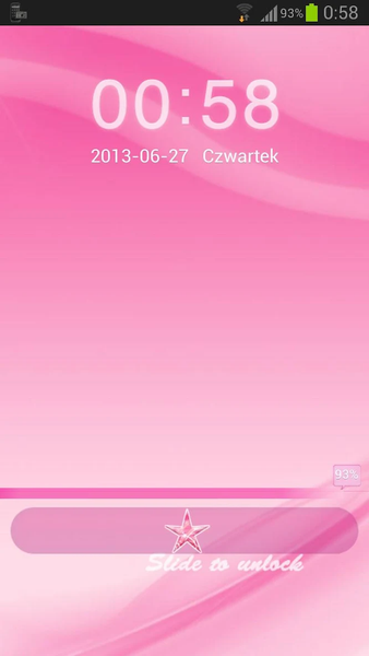 Pink Style GO Locker - Image screenshot of android app