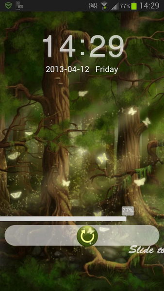 Forest Theme GO Locker - عکس برنامه موبایلی اندروید