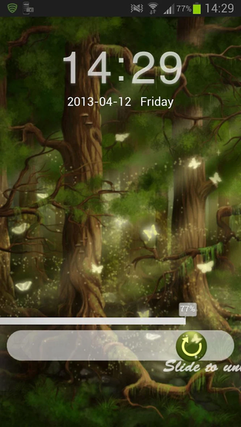 Forest Theme GO Locker - عکس برنامه موبایلی اندروید