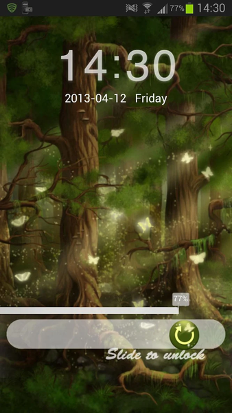 Forest Theme GO Locker - عکس برنامه موبایلی اندروید
