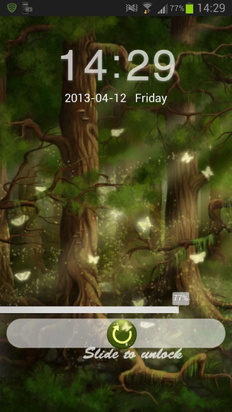 Forest Theme GO Locker - عکس برنامه موبایلی اندروید