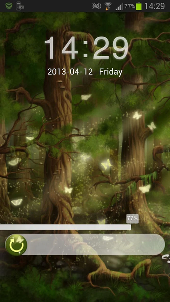 Forest Theme GO Locker - عکس برنامه موبایلی اندروید
