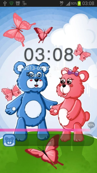 Theme Teddy Bears GO Locker - عکس برنامه موبایلی اندروید