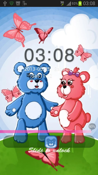 Theme Teddy Bears GO Locker - عکس برنامه موبایلی اندروید
