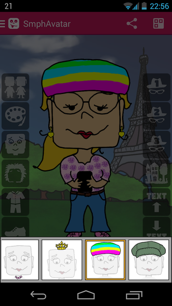 Square Avatar - Image screenshot of android app