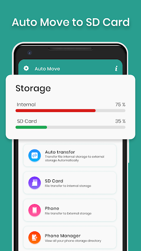 Auto Move To SD Card / Folder - عکس برنامه موبایلی اندروید