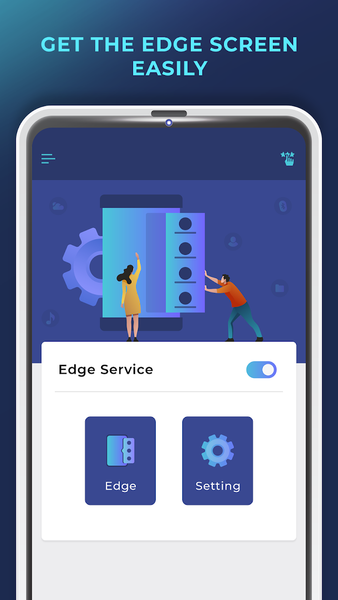 Edge Screen - Edge Gesture - Image screenshot of android app