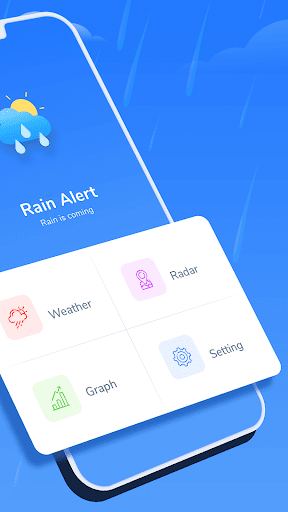 Rain Alerts: Weather forecasts - عکس برنامه موبایلی اندروید