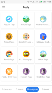 Tagify: hashtags for Instagram - Image screenshot of android app