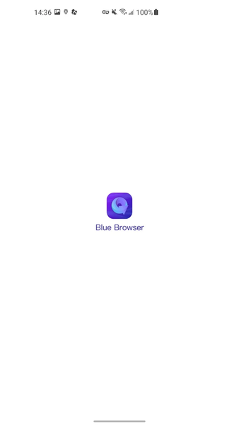 Blue Browser - عکس برنامه موبایلی اندروید