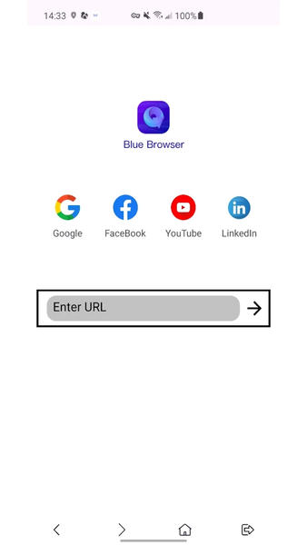 Blue Browser - Image screenshot of android app