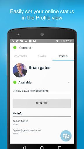 BlackBerry Connect - عکس برنامه موبایلی اندروید