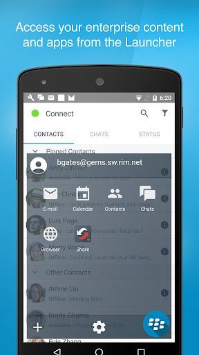 BlackBerry Connect - عکس برنامه موبایلی اندروید