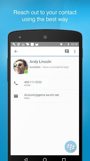 BlackBerry Connect - عکس برنامه موبایلی اندروید