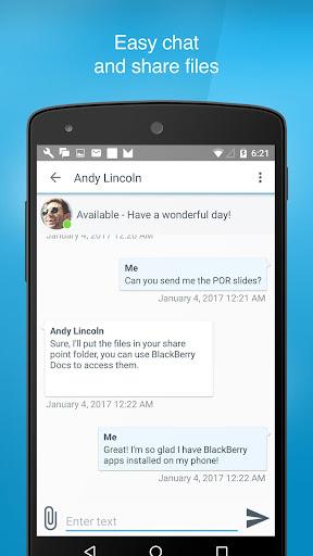 BlackBerry Connect - عکس برنامه موبایلی اندروید