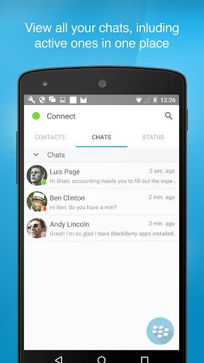 BlackBerry Connect - عکس برنامه موبایلی اندروید