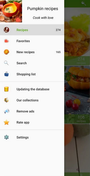Pumpkin recipes - عکس برنامه موبایلی اندروید