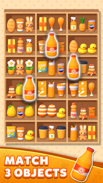 3D Goods Puzzle: Sort & Match - Gameplay image of android game