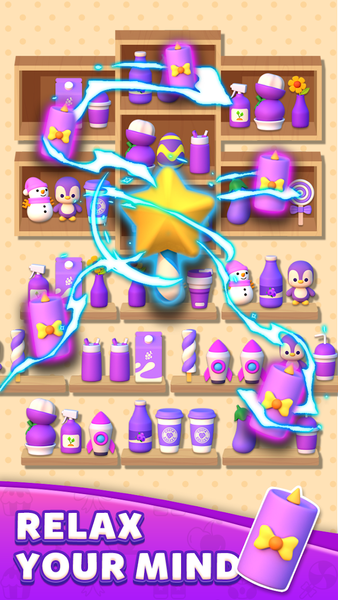 3D Goods Puzzle: Sort & Match - Gameplay image of android game