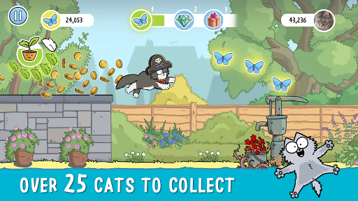 Simon's Cat Dash - Gameplay image of android game