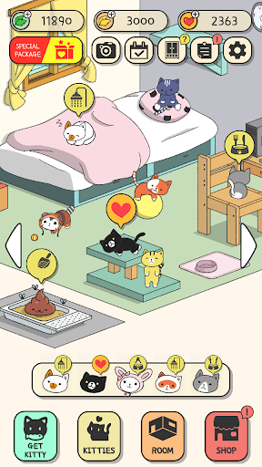 Come on Kitty - Gameplay image of android game