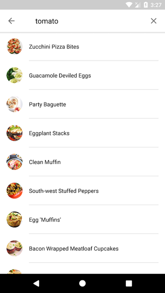 Appetizer Recipes - Image screenshot of android app