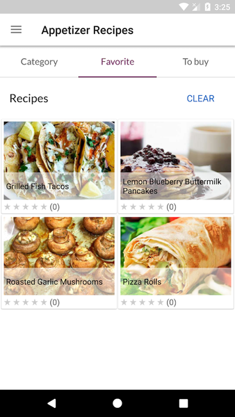 Appetizer Recipes - Image screenshot of android app