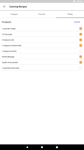 Canning Recipes - Image screenshot of android app