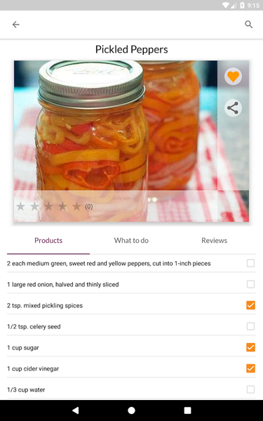 Canning Recipes - Image screenshot of android app