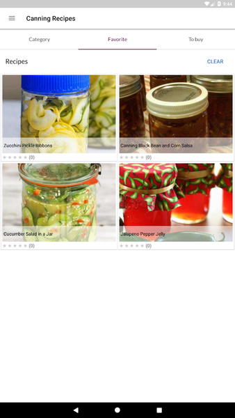 Canning Recipes - Image screenshot of android app