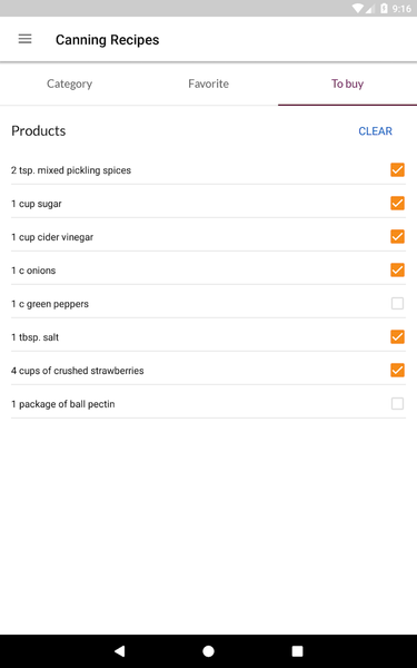 Canning Recipes - Image screenshot of android app