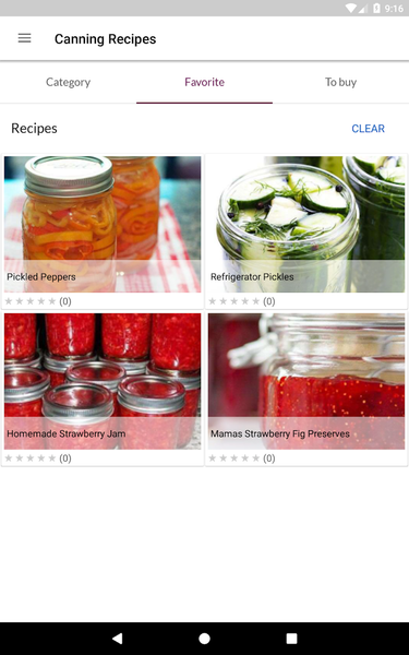 Canning Recipes - Image screenshot of android app