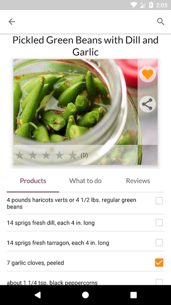 Canning Recipes - Image screenshot of android app