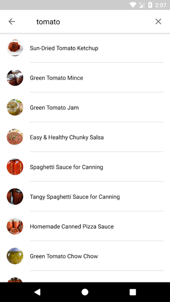 Canning Recipes - Image screenshot of android app