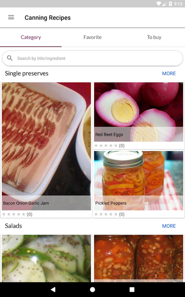 Canning Recipes - Image screenshot of android app