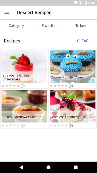 Dessert Recipes - Image screenshot of android app