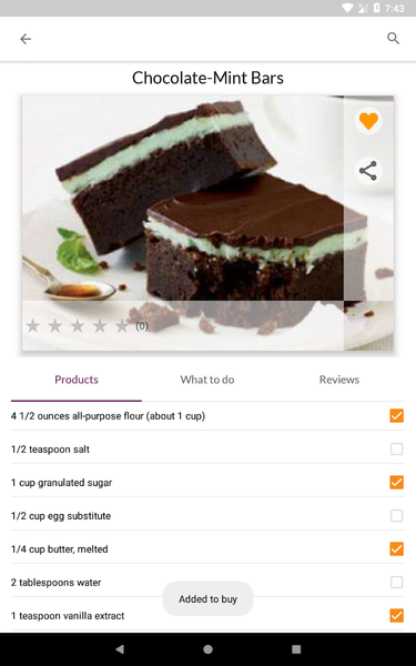 Dessert Recipes - Image screenshot of android app