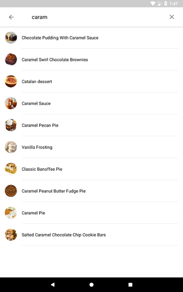 Dessert Recipes - Image screenshot of android app