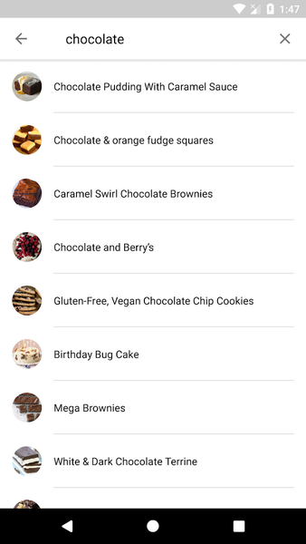 Dessert Recipes - Image screenshot of android app