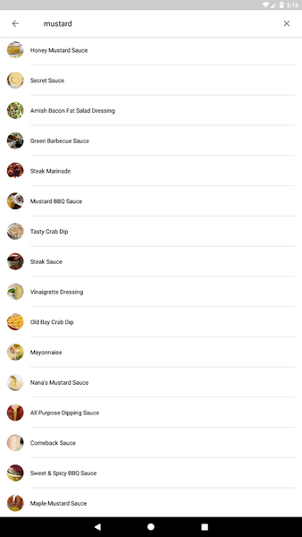 Sauce Recipes - Image screenshot of android app