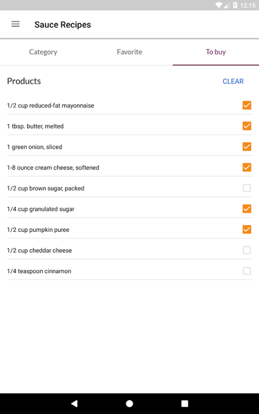 Sauce Recipes - Image screenshot of android app