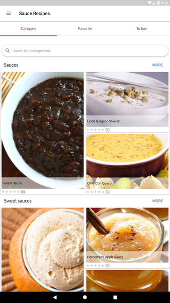 Sauce Recipes - Image screenshot of android app