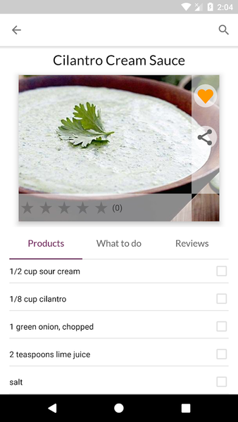 Sauce Recipes - Image screenshot of android app