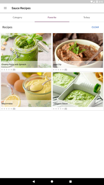 Sauce Recipes - Image screenshot of android app