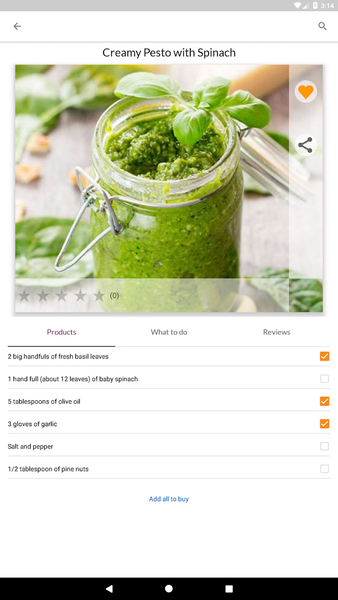 Sauce Recipes - Image screenshot of android app
