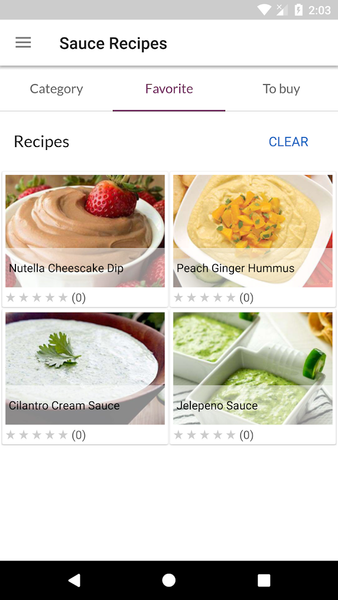 Sauce Recipes - Image screenshot of android app