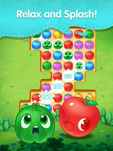 Fruit Splash - Line Match 3 - Gameplay image of android game